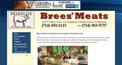 Desktop Screenshot of breesmeats.com