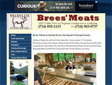 Tablet Screenshot of breesmeats.com